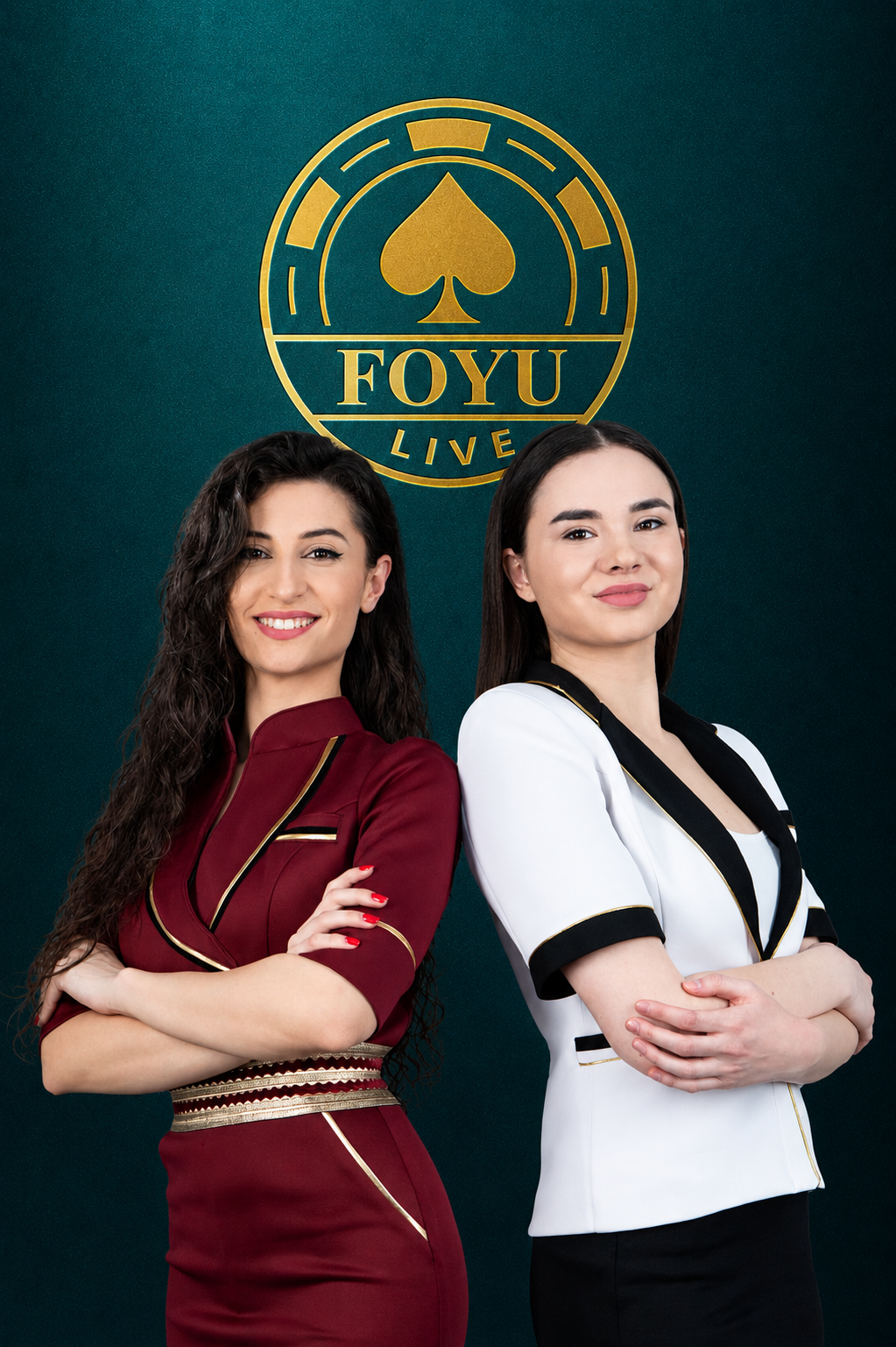 FOYU LIVE studio presenters